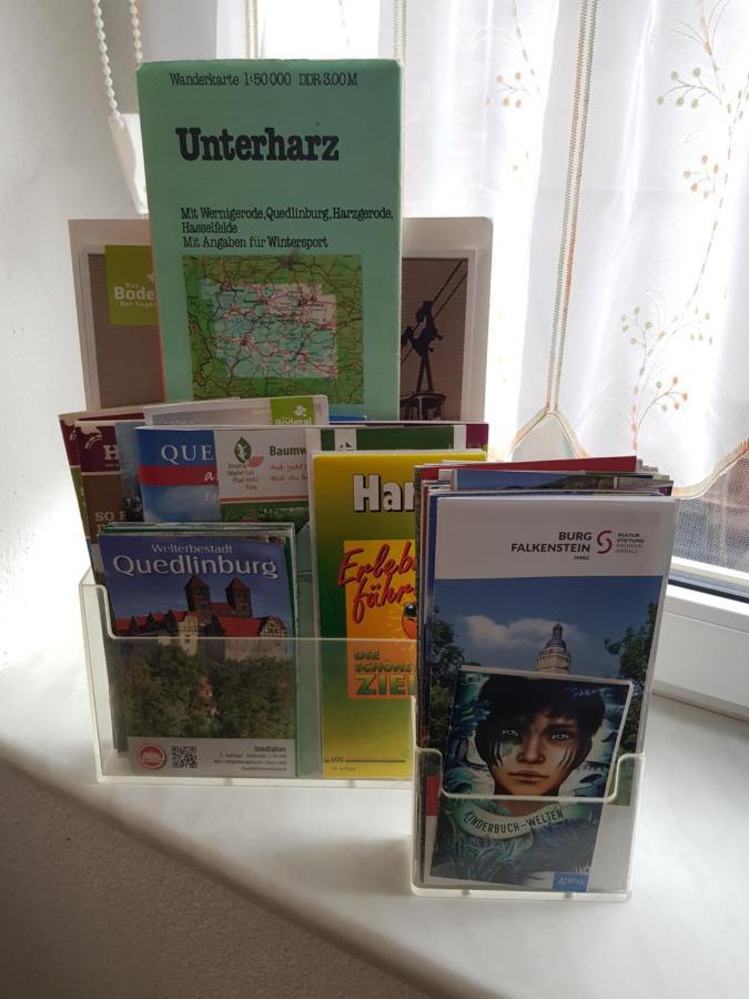 Ferienwohnung Burgenblick Thale Buitenkant foto