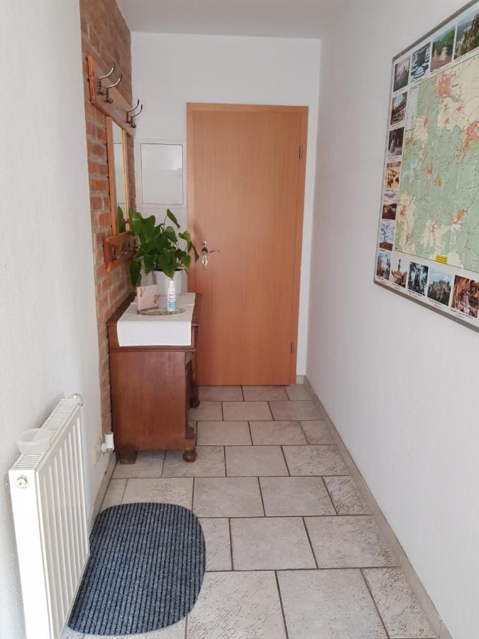 Ferienwohnung Burgenblick Thale Buitenkant foto